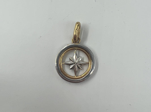 CIONDOLO ORO 18KT BICOLOR