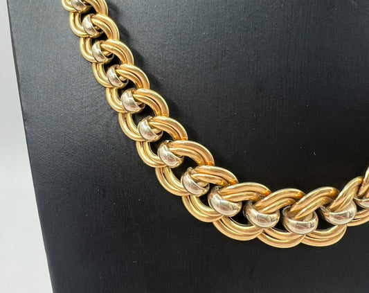 COLLANA ORO 18KT BICOLOR