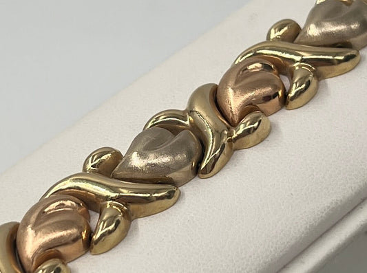 BRACCIALE 18 KT TRICOLOR