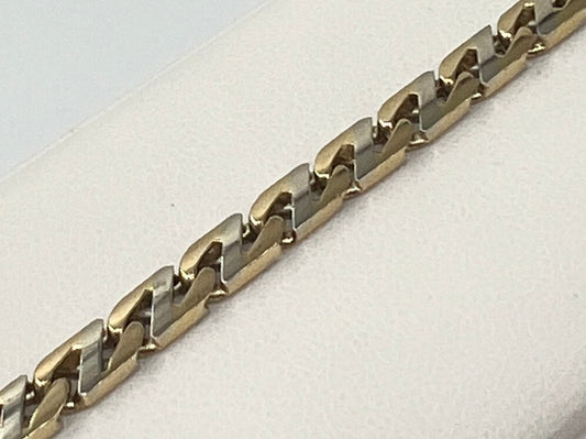 BRACCIALE 18 KT BICOLOR