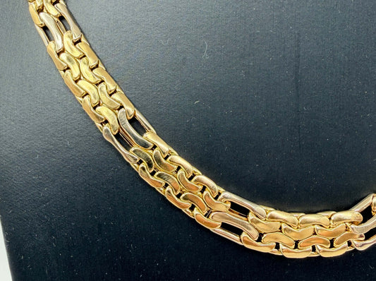 COLLANA ORO 18KT BICOLOR