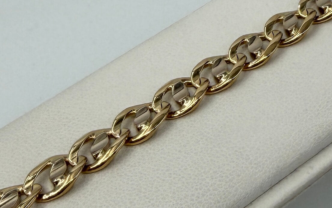 BRACCIALE 18 KT BICOLOR