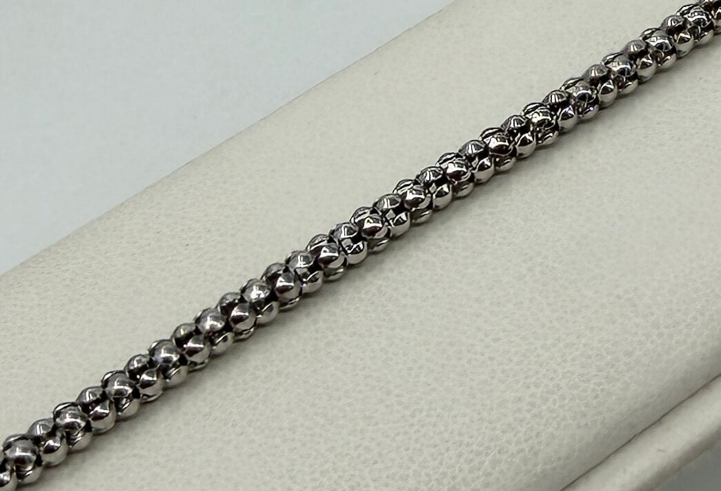 BRACCIALE 18 KT BIANCO