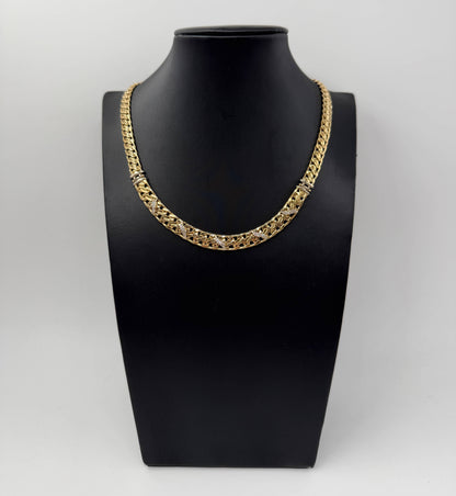 COLLANA ORO 18KT BICOLOR