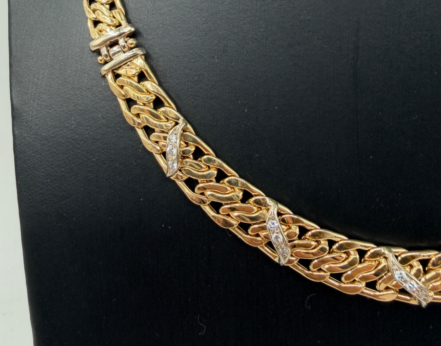 COLLANA ORO 18KT BICOLOR