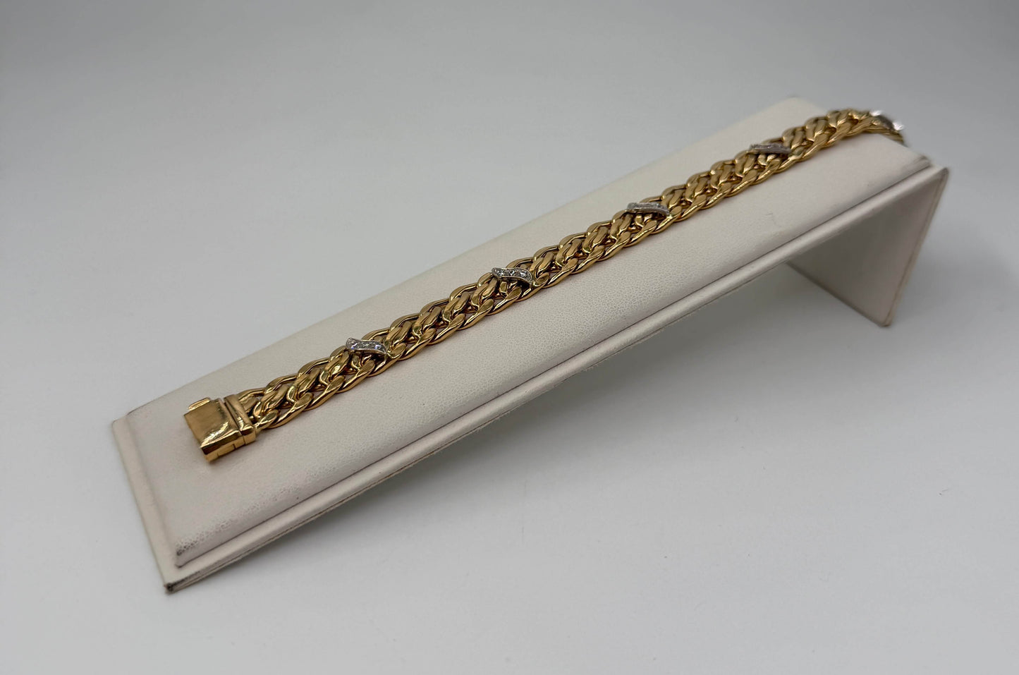 BRACCIALE 18 KT BICOLOR