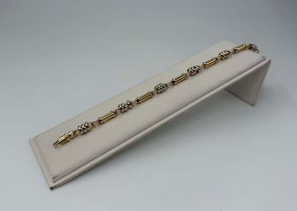 BRACCIALE 18 KT BICOLOR