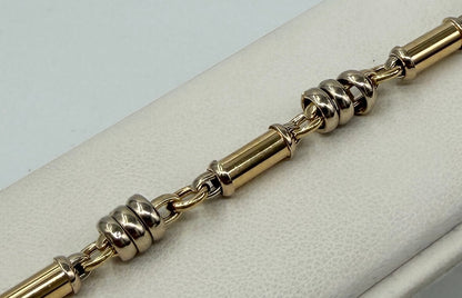 BRACCIALE 18 KT BICOLOR