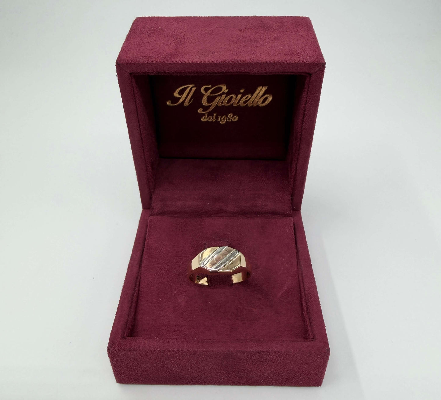 ANELLO IN ORO 18KT TRICOLOR