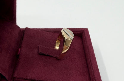 ANELLO IN ORO 18KT TRICOLOR