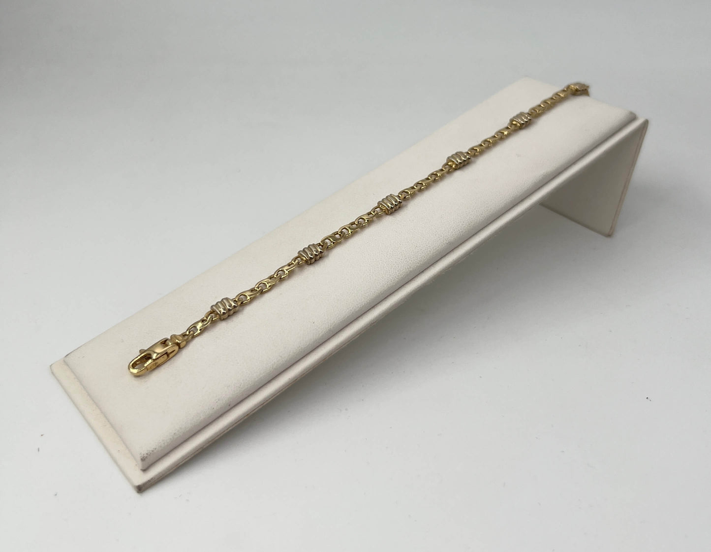 BRACCIALE 18 KT BICOLOR