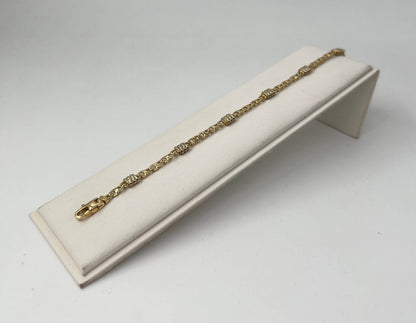 BRACCIALE 18 KT BICOLOR
