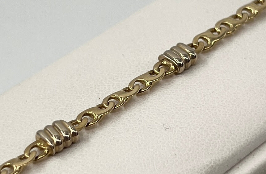 BRACCIALE 18 KT BICOLOR