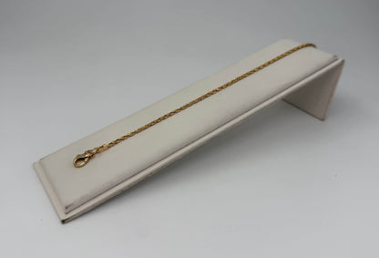 BRACCIALE ORO 18KT GIALLO treccia 3.06G