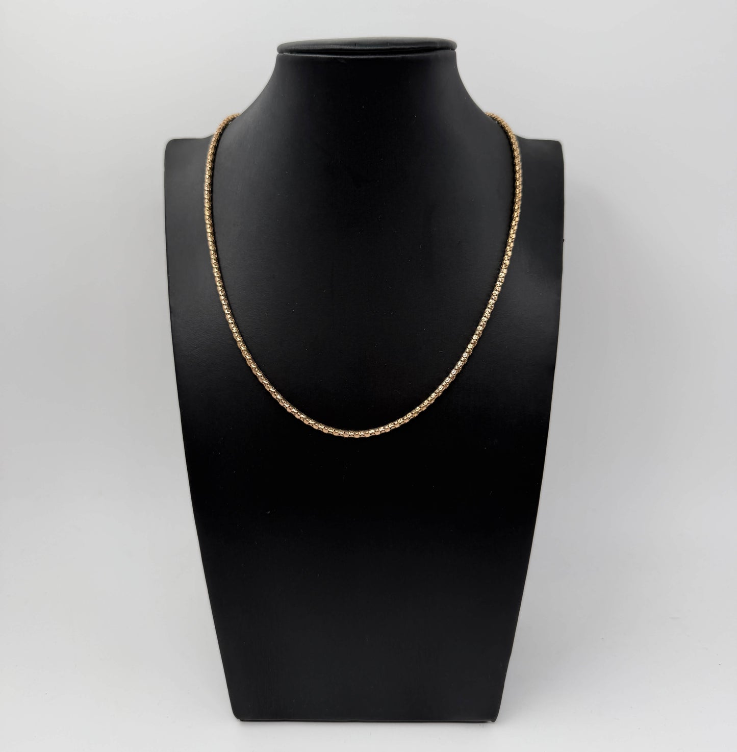 COLLANA ORO 18KT GIALLO tubolare 8,72G