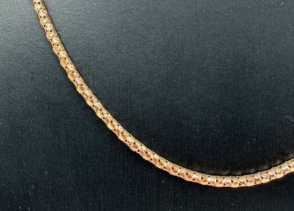 COLLANA ORO 18KT GIALLO tubolare 8,72G
