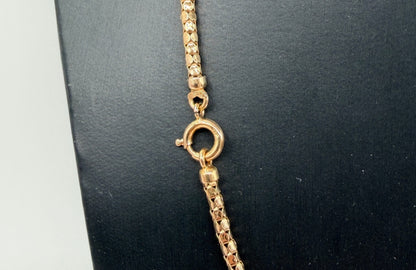 COLLANA ORO 18KT GIALLO tubolare 8,72G