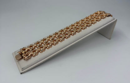 BRACCIALE ORO 18KT GIALLO fascia 43.82G