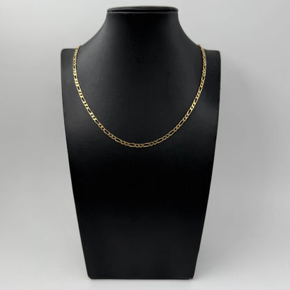 COLLANA ORO 18KT GIALLO stile 2+1 15.21 gr