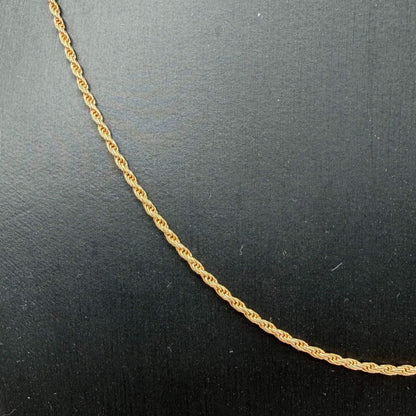 COLLANA ORO 18KT GIALLO Corda 4.83 gr
