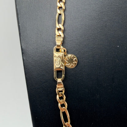 COLLANA ORO 18KT GIALLO Maglia 3+1 16.61 gr