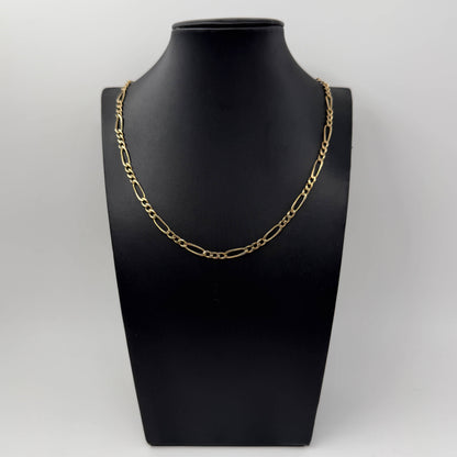 COLLANA ORO 18KT GIALLO Maglia 3+1 23.91 gr