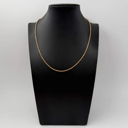 COLLANA ORO 18KT GIALLO Corda 8.14 gr