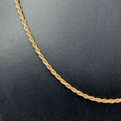 COLLANA ORO 18KT GIALLO Corda 8.14 gr
