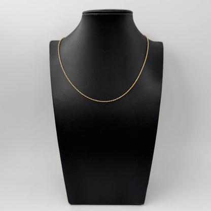 COLLANA ORO 18KT GIALLO Corda 4.59 gr
