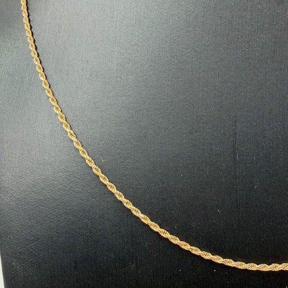 COLLANA ORO 18KT GIALLO Corda 4.59 gr