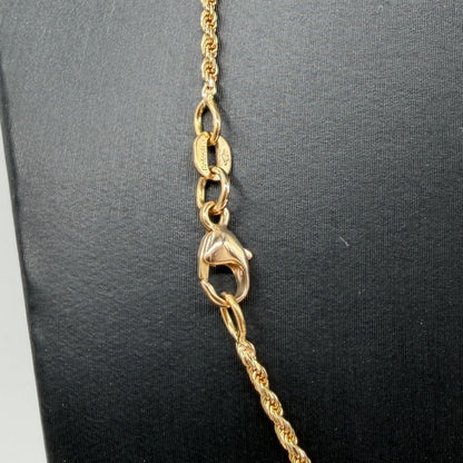 COLLANA ORO 18KT GIALLO Corda 4.59 gr