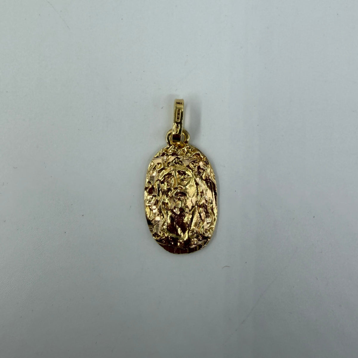 CIONDOLO ORO 18KT GIALLO Viso di Cristo 7.61 gr