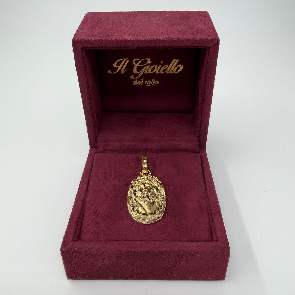CIONDOLO ORO 18KT GIALLO Viso di Cristo 7.61 gr