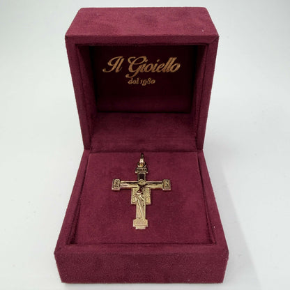 CIONDOLO ORO 18KT GIALLO croce 5.08 gr