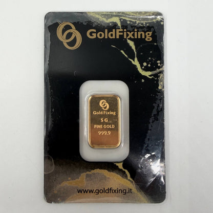 LINGOTTO ORO 24KT  5 gr
