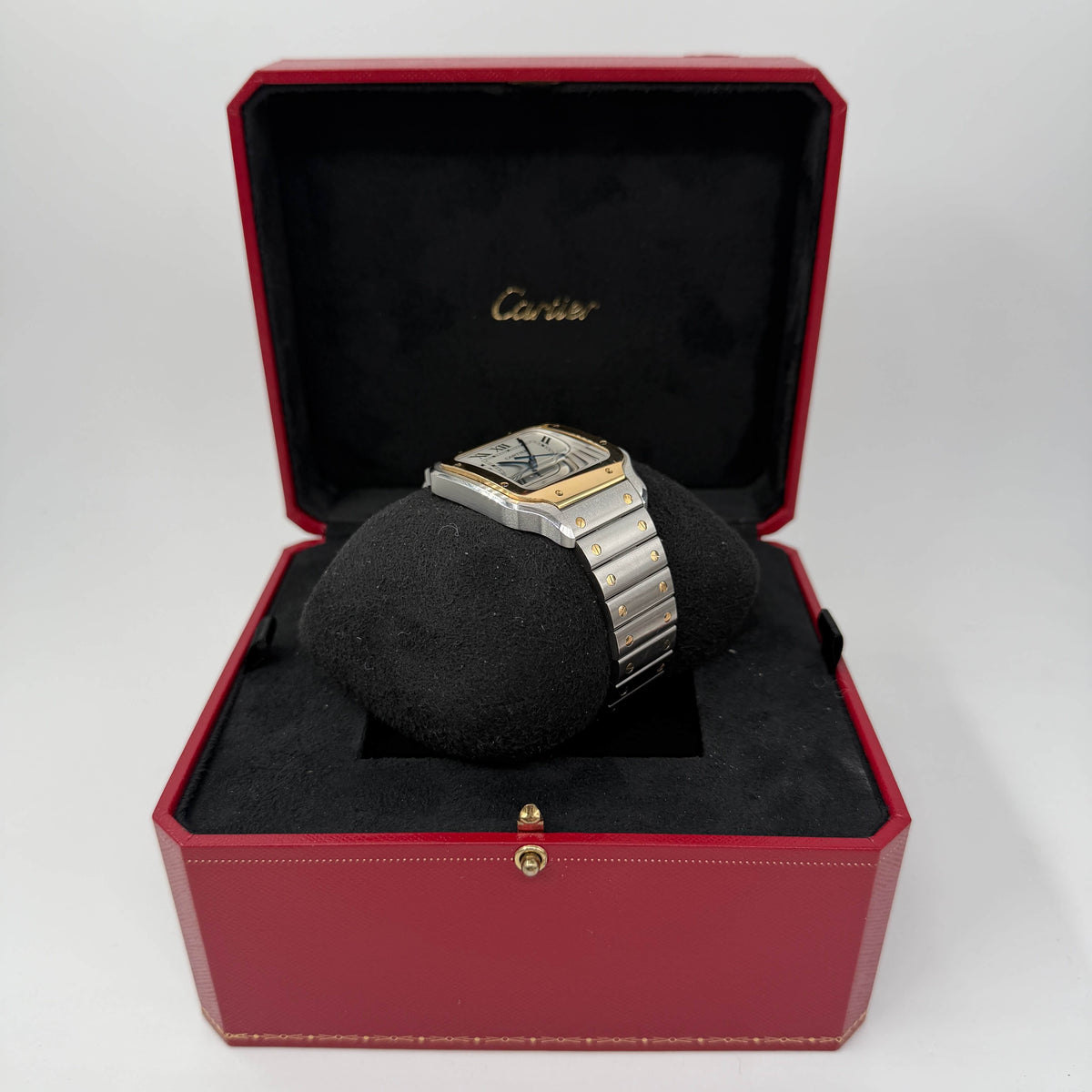CARTIER SANTOS ACCIAIO ORO QUADRANTE BIANCO - 2024