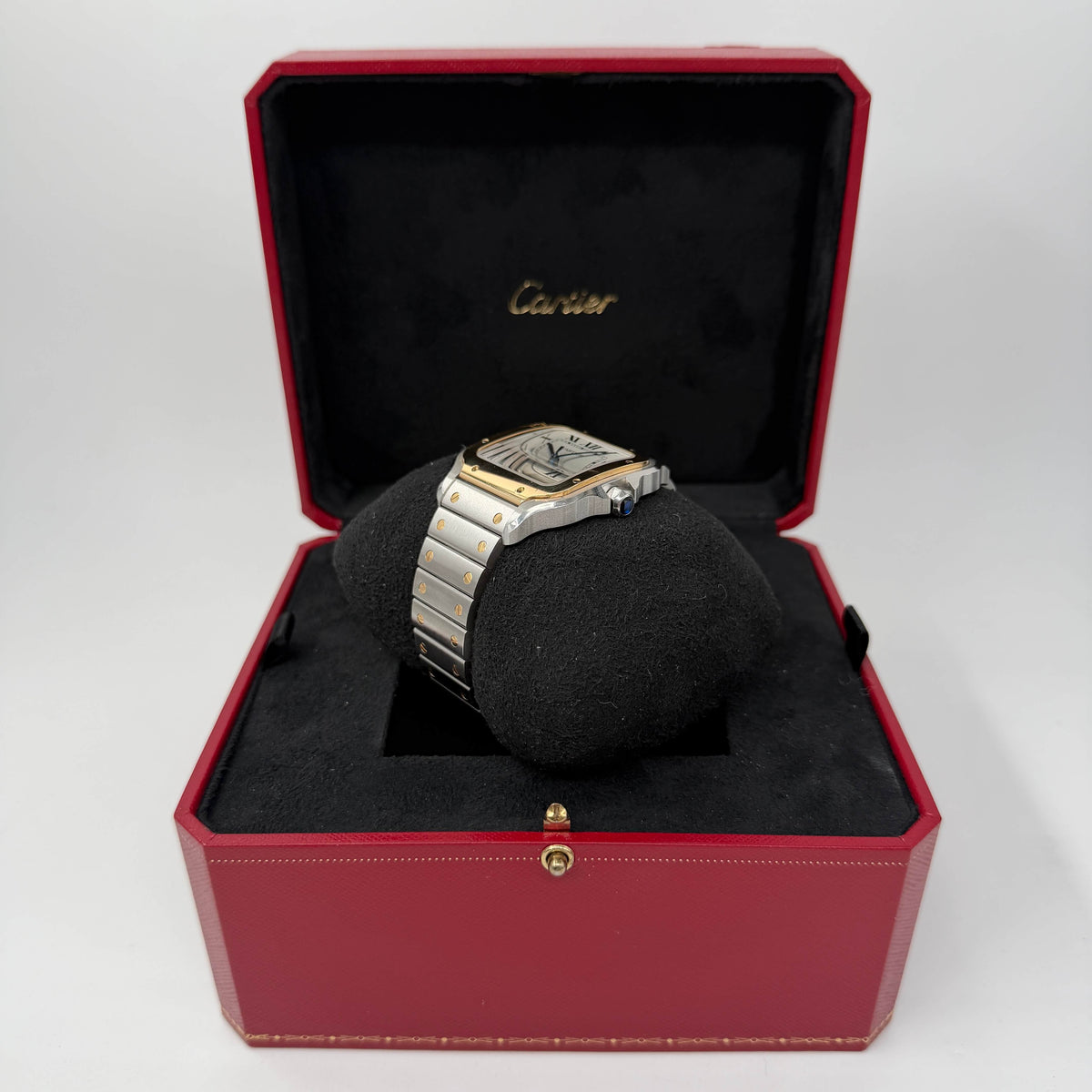CARTIER SANTOS ACCIAIO ORO QUADRANTE BIANCO - 2024