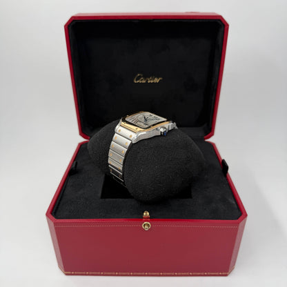 CARTIER SANTOS ACCIAIO ORO QUADRANTE BIANCO - 2024