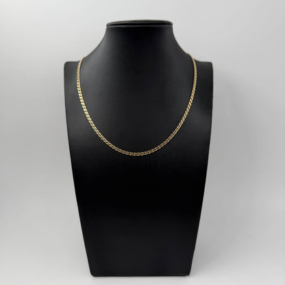 COLLANA ORO 18KT GIALLO Ovale Sbarrato 10.84 gr