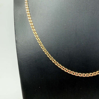 COLLANA ORO 18KT GIALLO Ovale Sbarrato 10.84 gr