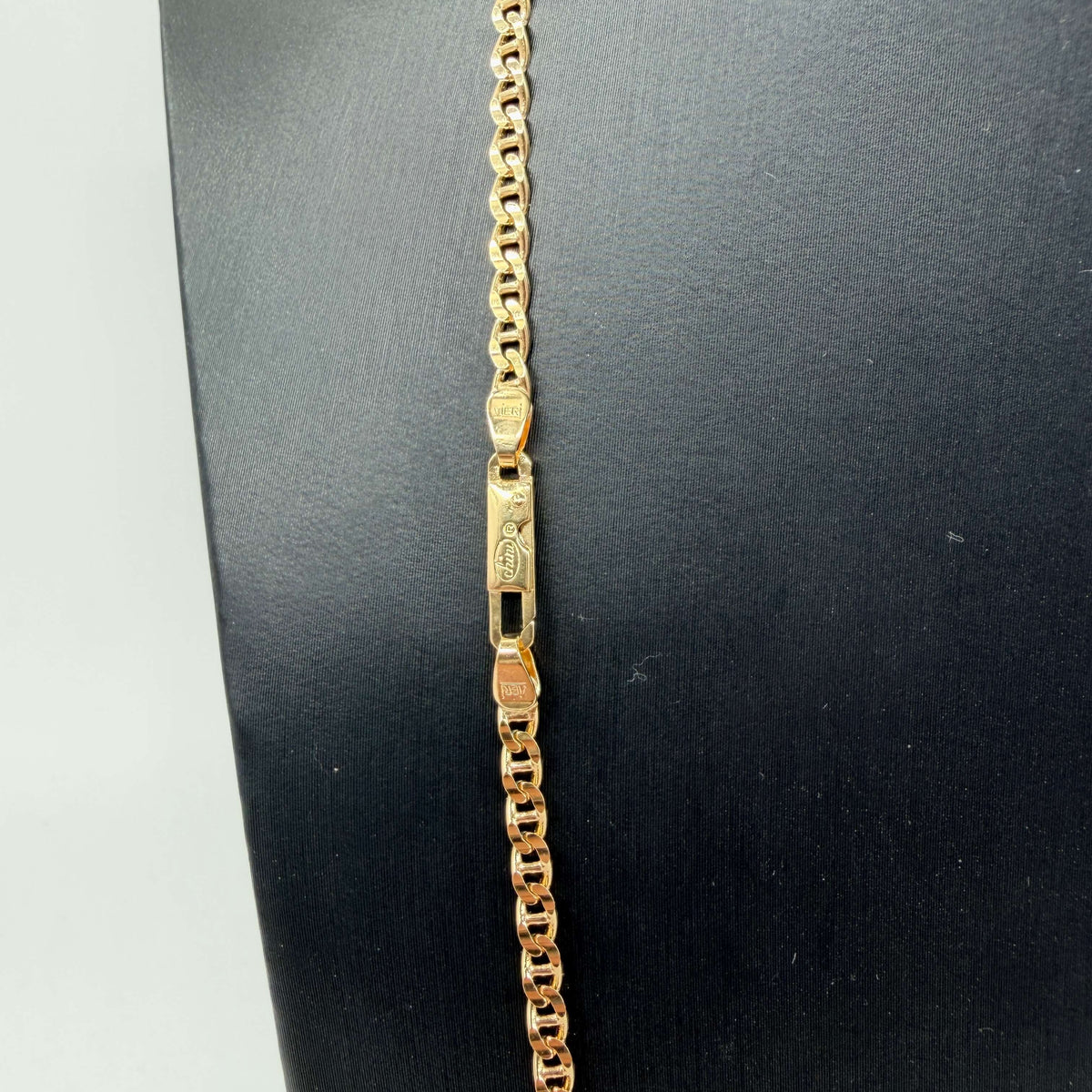 COLLANA ORO 18KT GIALLO Ovale Sbarrato 10.84 gr