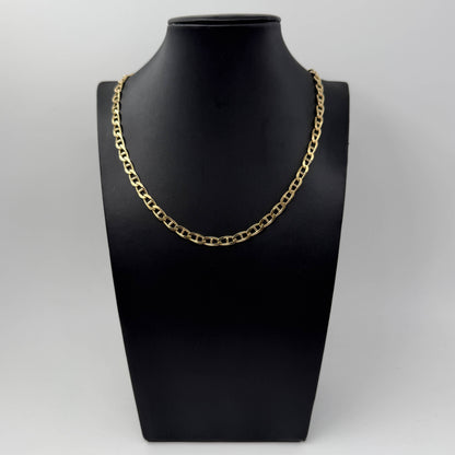 COLLANA ORO 18KT GIALLO Ovale Sbarrato 54.19 gr
