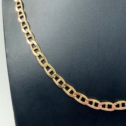 COLLANA ORO 18KT GIALLO Ovale Sbarrato 54.19 gr
