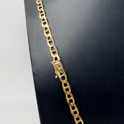 COLLANA ORO 18KT GIALLO Ovale Sbarrato 54.19 gr