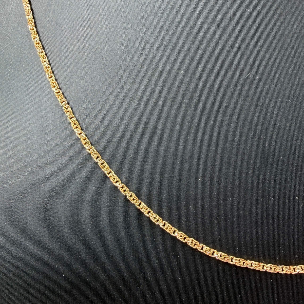 COLLANA ORO 18KT GIALLO Maglia Cilindrica 4.10 gr