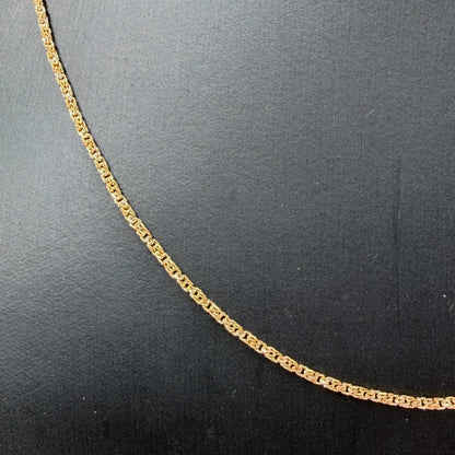 COLLANA ORO 18KT GIALLO Maglia Cilindrica 4.10 gr