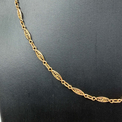 COLLANA ORO 18KT GIALLO Lavorazione Filigrana 6.35 gr