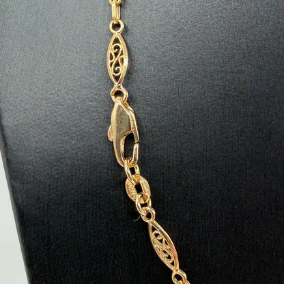 COLLANA ORO 18KT GIALLO Lavorazione Filigrana 6.35 gr