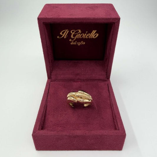 ANELLO ORO 18KT GIALLO Chunky 6.81 gr