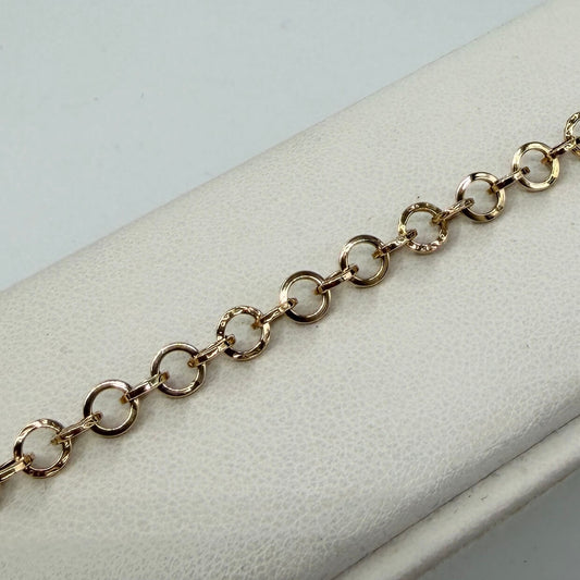 BRACCIALE ORO 18KT GIALLO Anelli 2.72 gr